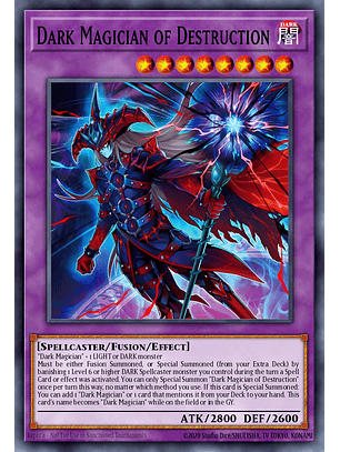 Dark Magician of Destruction - MZMU-EN011 - Secret Rare 1st Edition