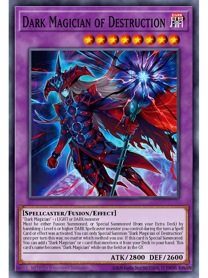 Dark Magician of Destruction - MZMU-EN011 - Secret Rare 1st Edition 1