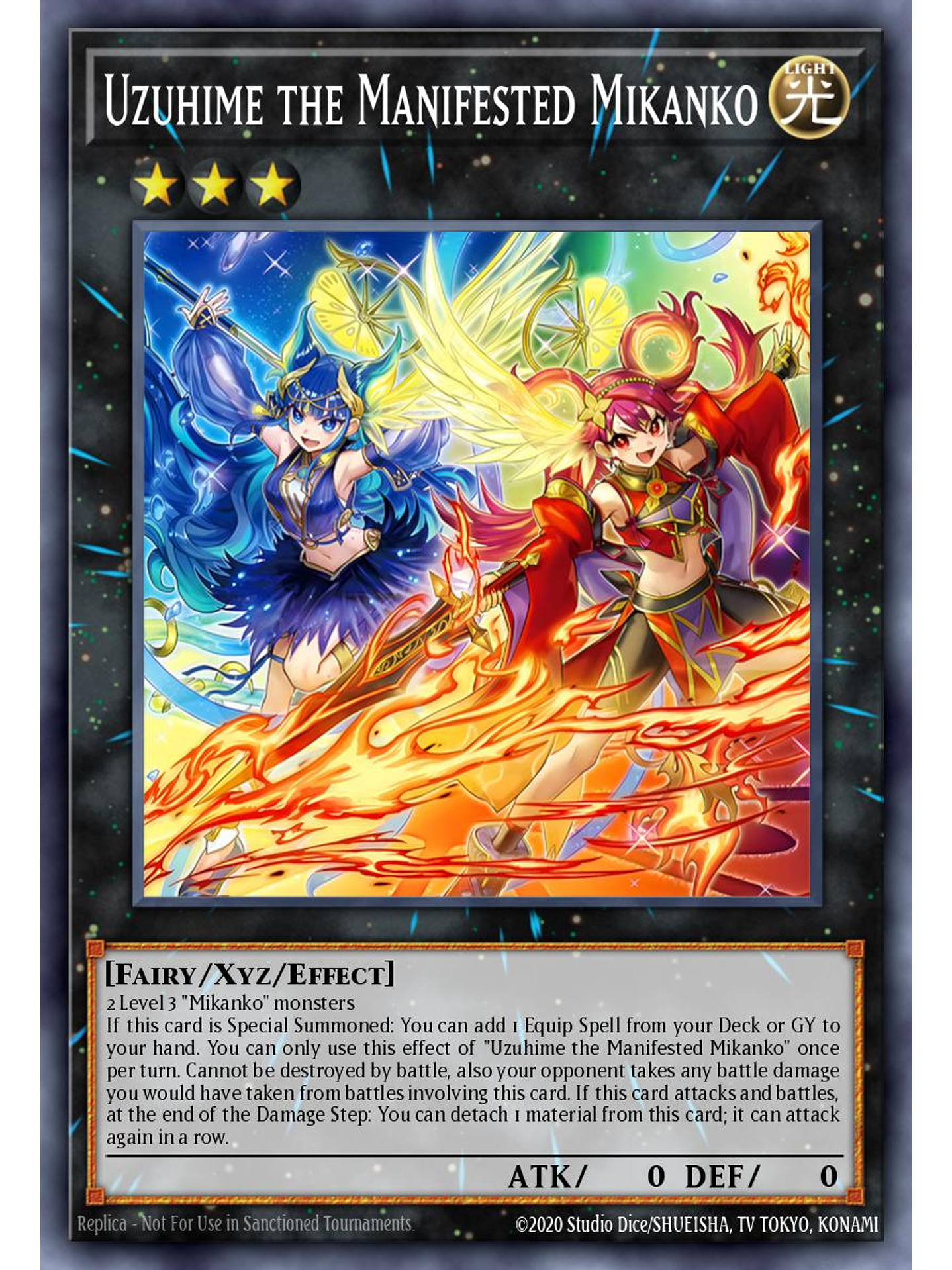 Uzuhime the Manifested Mikanko - MZMU-EN018 - Ultra Rare 1st Edition 1