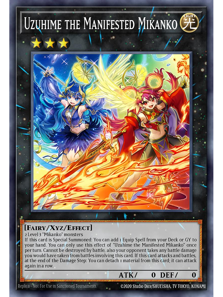 Uzuhime the Manifested Mikanko - MZMU-EN018 - Ultra Rare 1st Edition 1