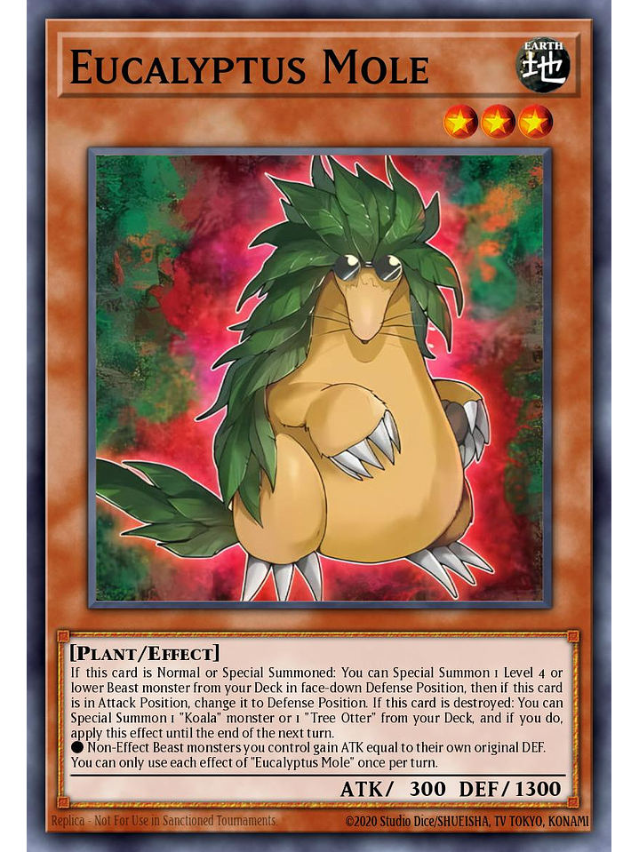 Eucalyptus Mole - MZMU-EN021 - Rare 1st Edition 1