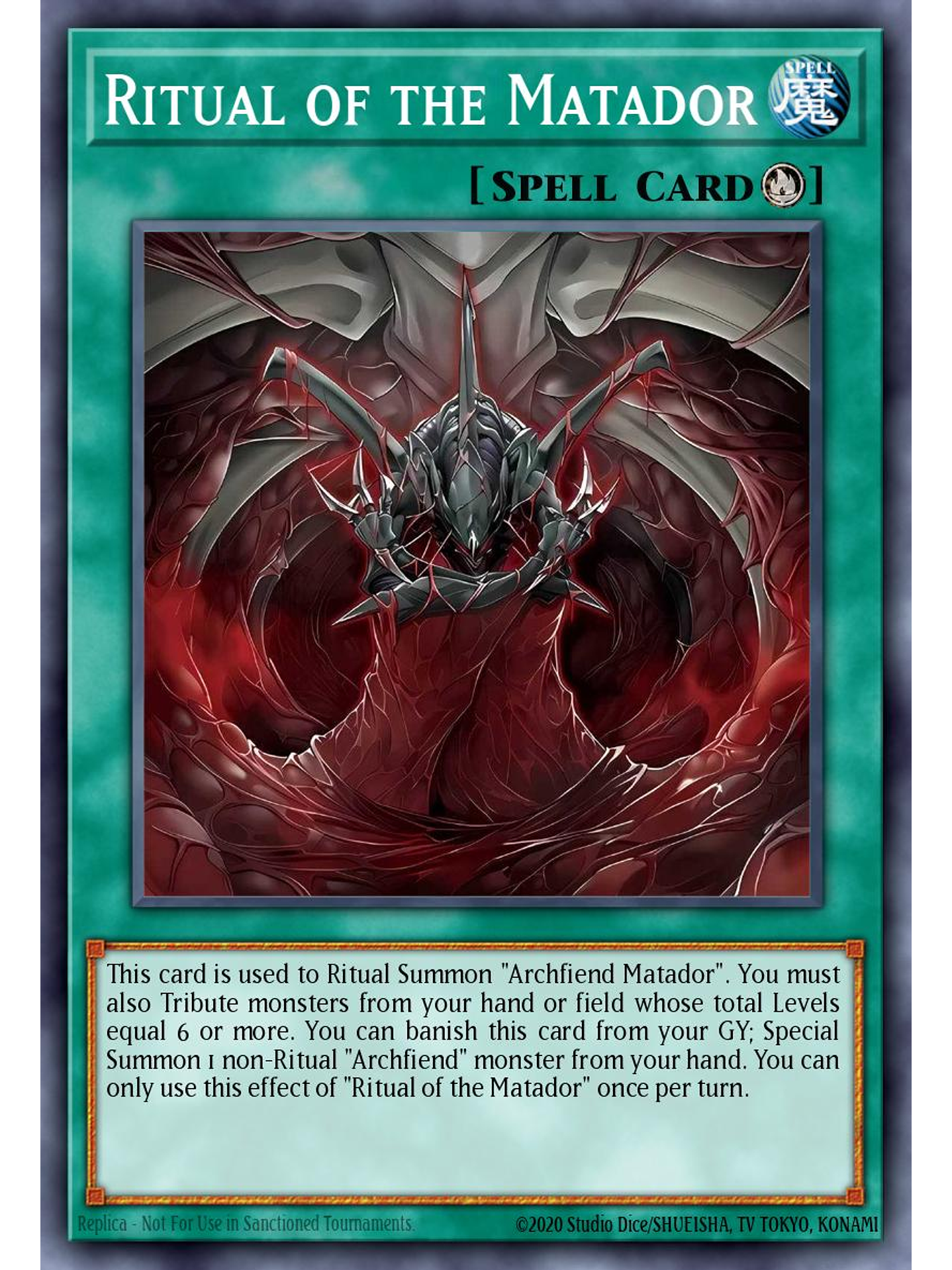 Ritual of the Matador - MZMU-EN024 - Rare 1st Edition 1