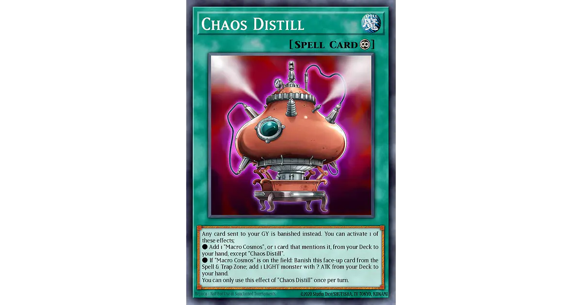 Chaos Distill MZMUEN026 Super Rare 1st Edition