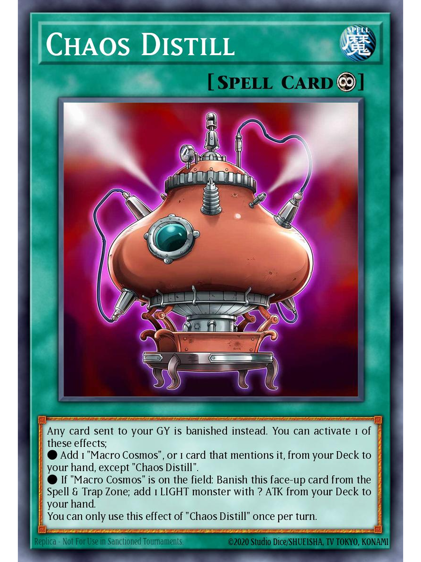 Chaos Distill - MZMU-EN026 - Super Rare 1st Edition 1