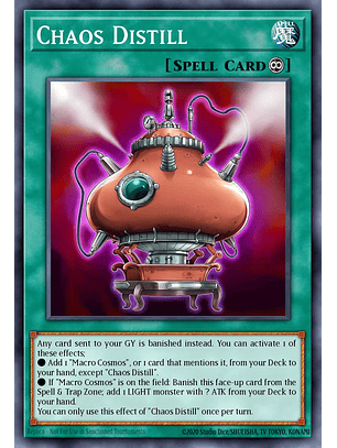 Chaos Distill - MZMU-EN026 - Super Rare 1st Edition