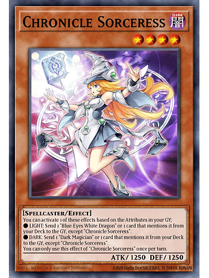Chronicle Sorceress - MZMU-EN032 - Super Rare 1st Edition