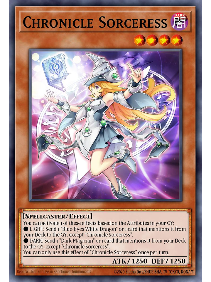 Chronicle Sorceress - MZMU-EN032 - Collector's Rare 1st Edition 1