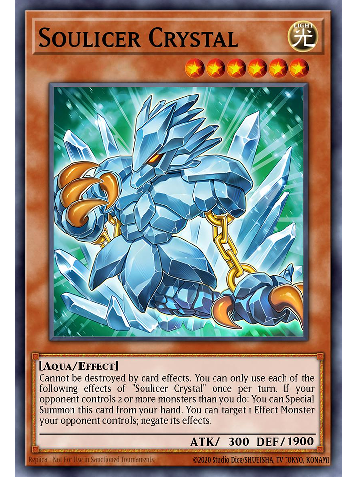 Soulicer Crystal - MZMU-EN042 - Rare 1st Edition 1