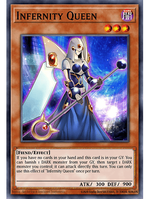 Infernity Queen - MZMU-EN048 - Rare 1st Edition