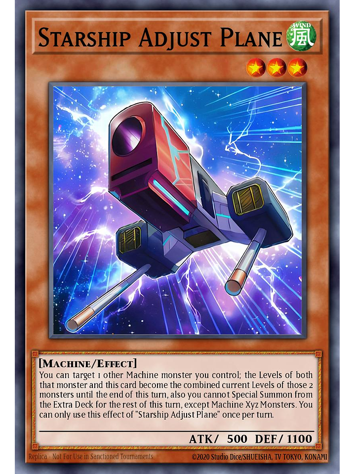 Starship Adjust Plane - MZMU-EN049 - Rare 1st Edition 1