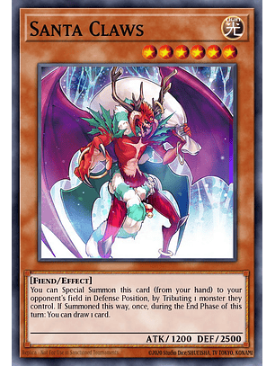 Santa Claws - MZMU-EN079 - Rare 1st Edition