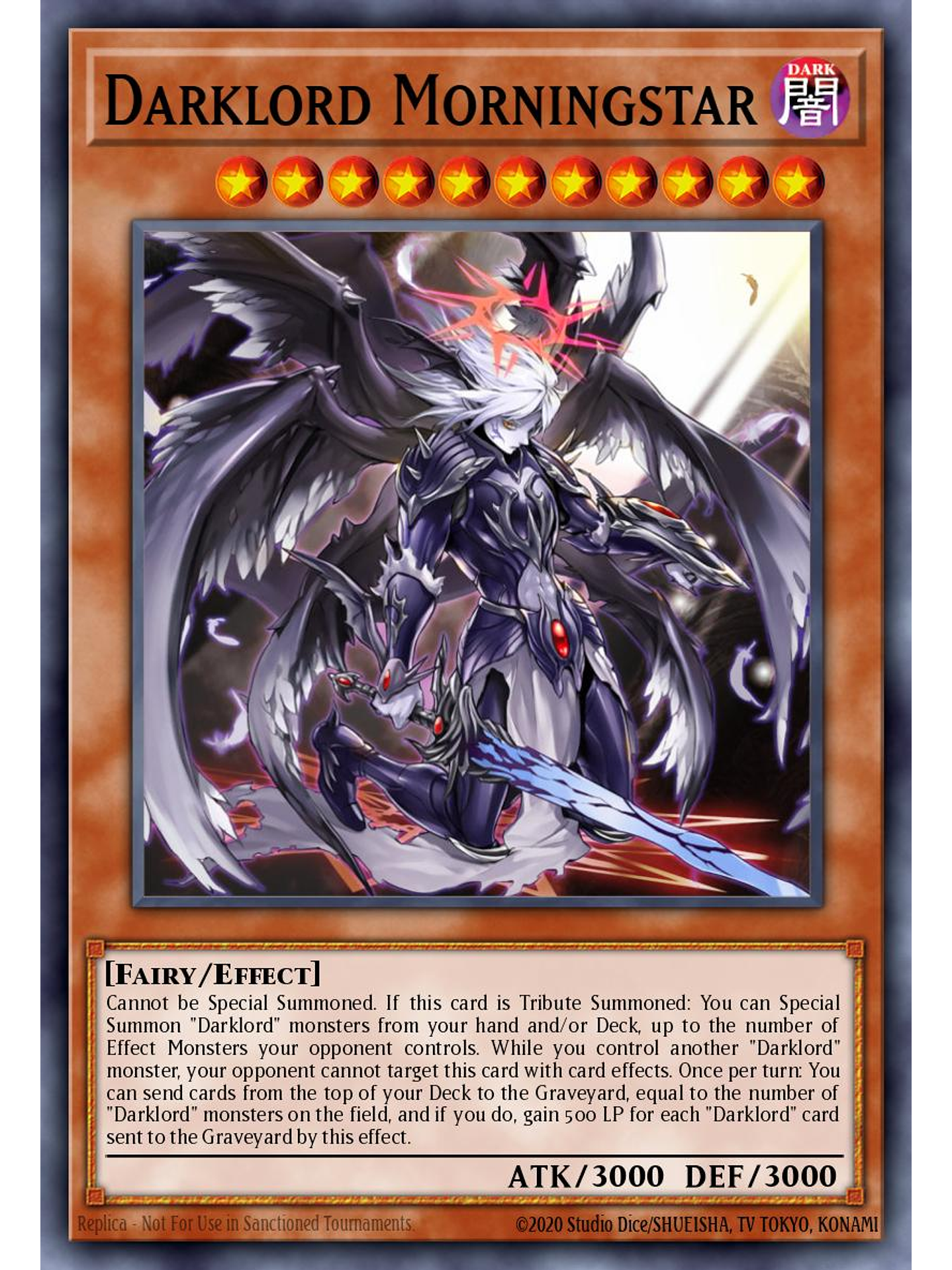 Darklord Morningstar - MZMU-EN083 - Rare 1st Edition 1