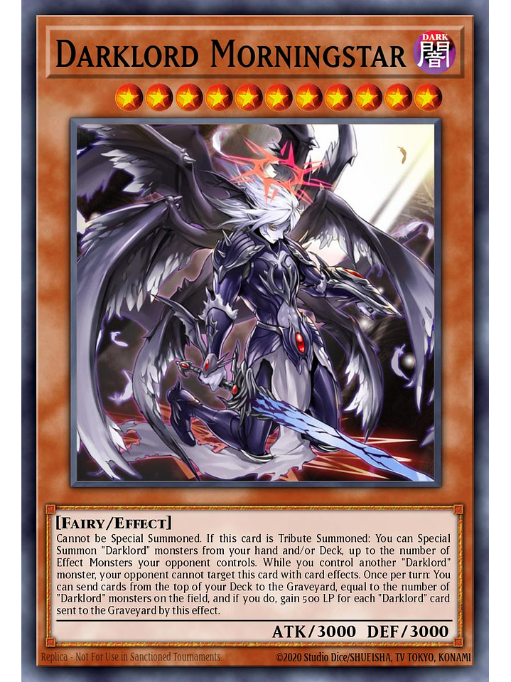 Darklord Morningstar - MZMU-EN083 - Rare 1st Edition 1