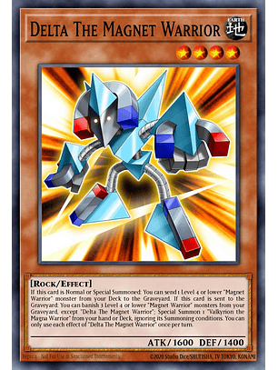 Delta The Magnet Warrior - MZMU-EN085 - Rare 1st Edition