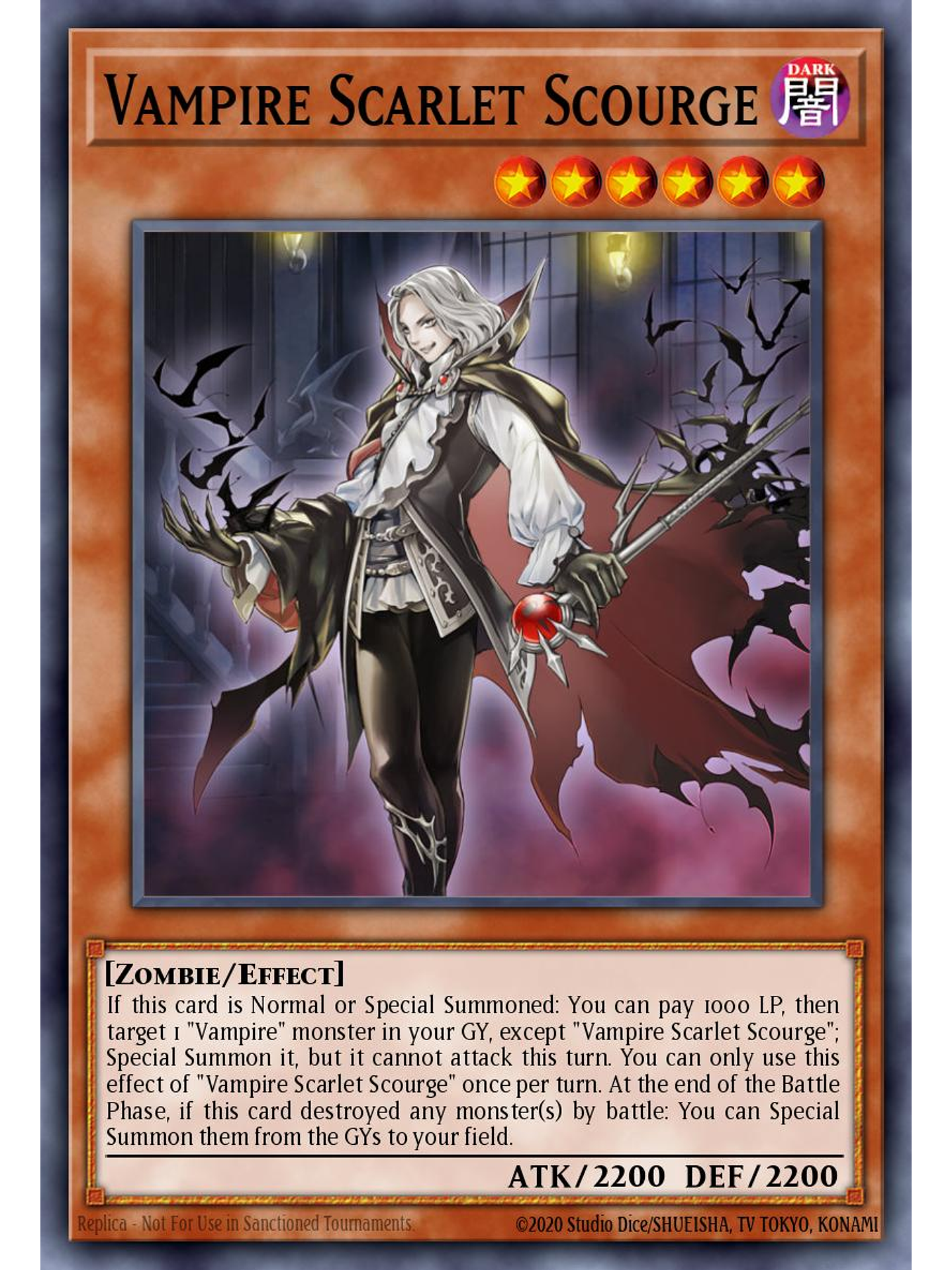 Vampire Scarlet Scourge - MZMU-EN086 - Rare 1st Edition 1