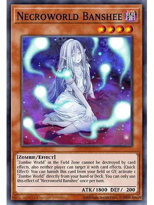 Necroworld Banshee - MZMU-EN088 - Rare 1st Edition