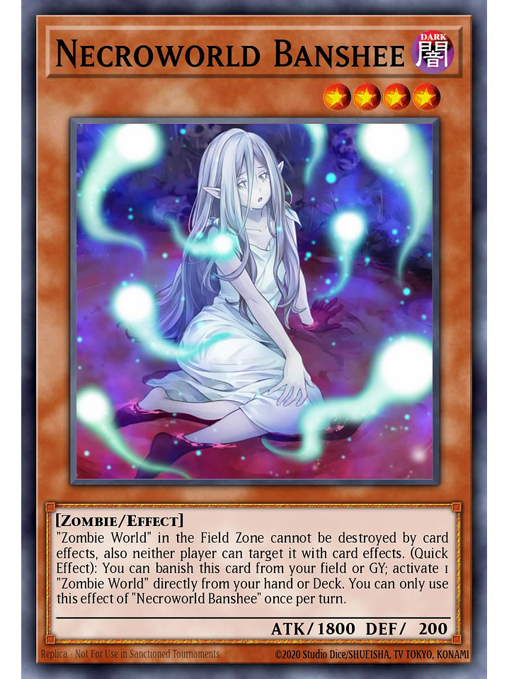 Necroworld Banshee - MZMU-EN088 - Rare 1st Edition 1