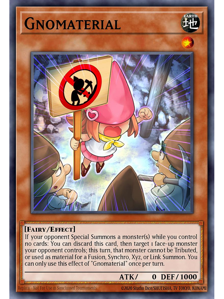 Gnomaterial - MZMU-EN089 - Rare 1st Edition 1