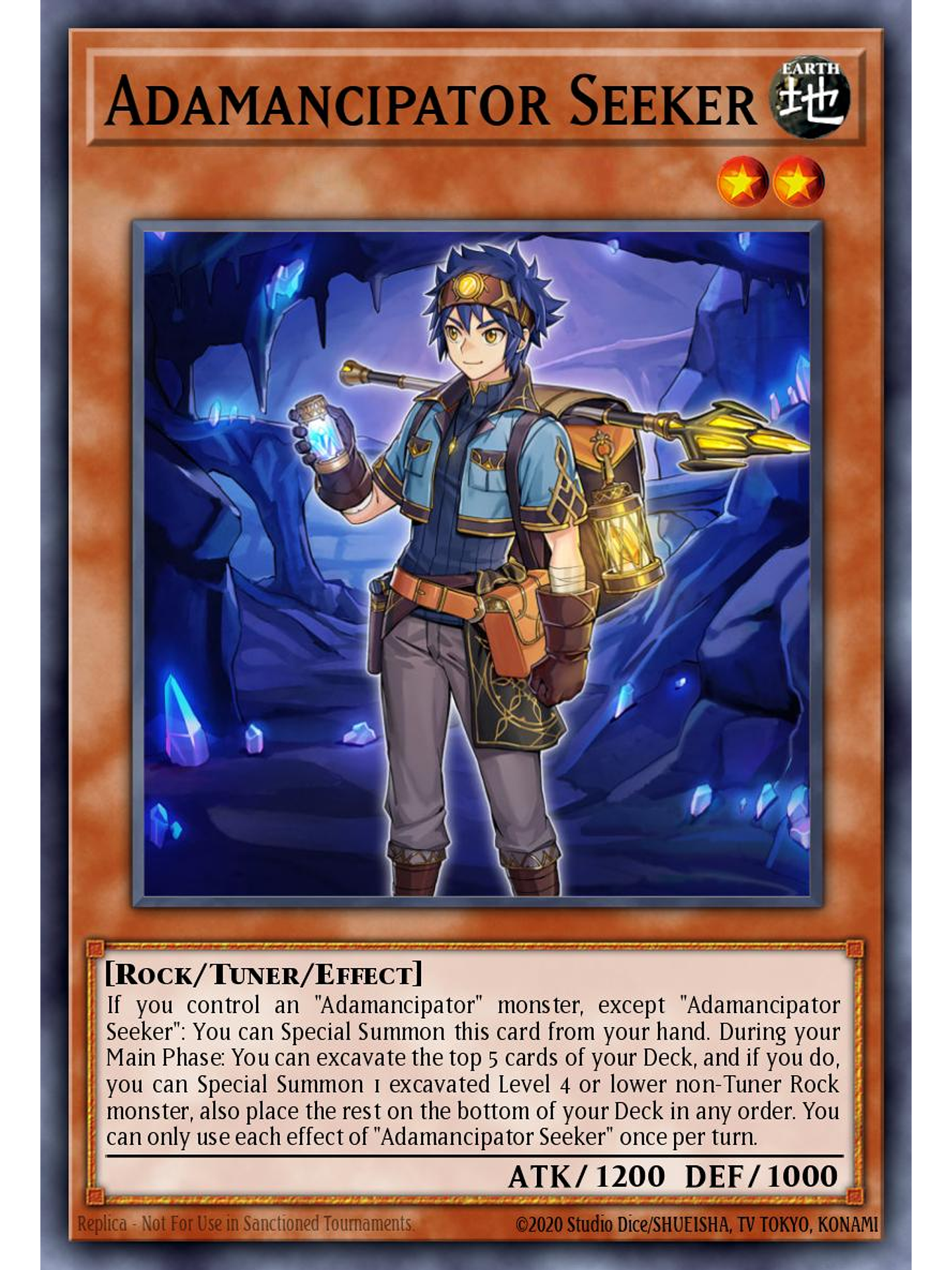 Adamancipator Seeker - MZMU-EN091 - Rare 1st Edition 1