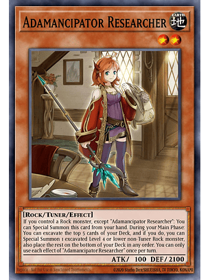 Adamancipator Researcher - MZMU-EN092 - Rare 1st Edition