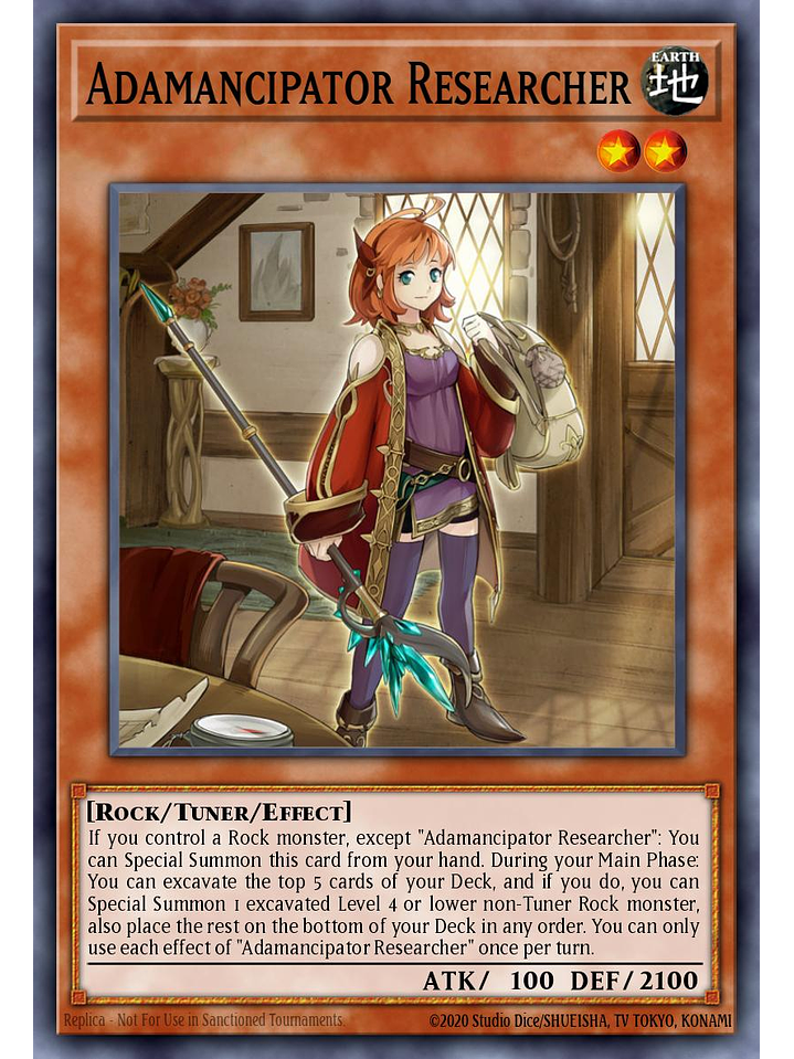 Adamancipator Researcher - MZMU-EN092 - Rare 1st Edition 1