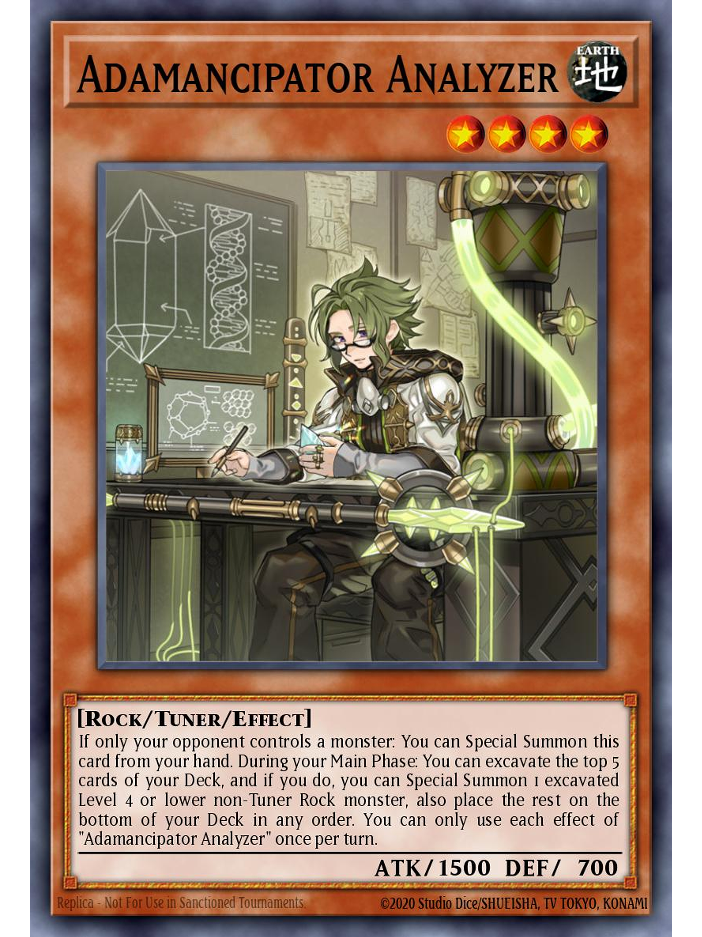 Adamancipator Analyzer - MZMU-EN093 - Rare 1st Edition 1