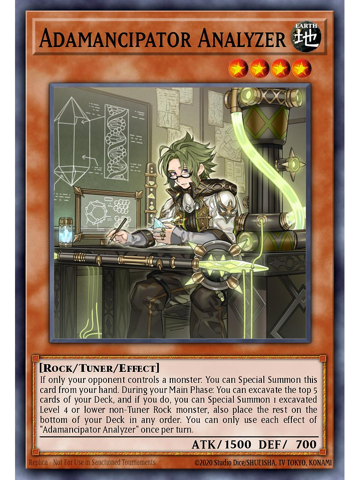 Adamancipator Analyzer - MZMU-EN093 - Rare 1st Edition 1