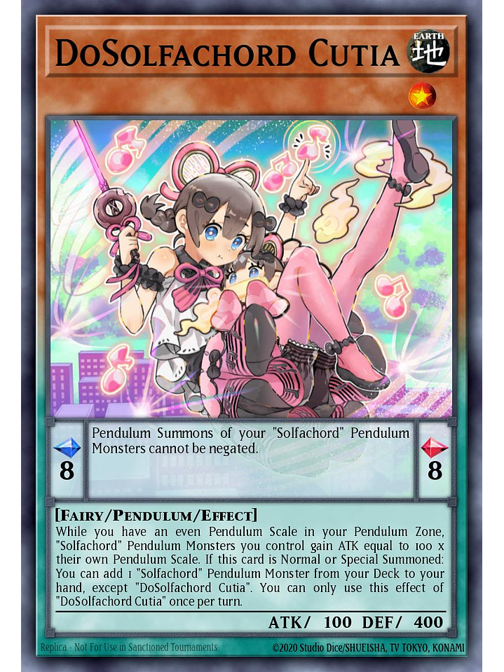 DoSolfachord Cutia - MZMU-EN095 - Rare 1st Edition 1