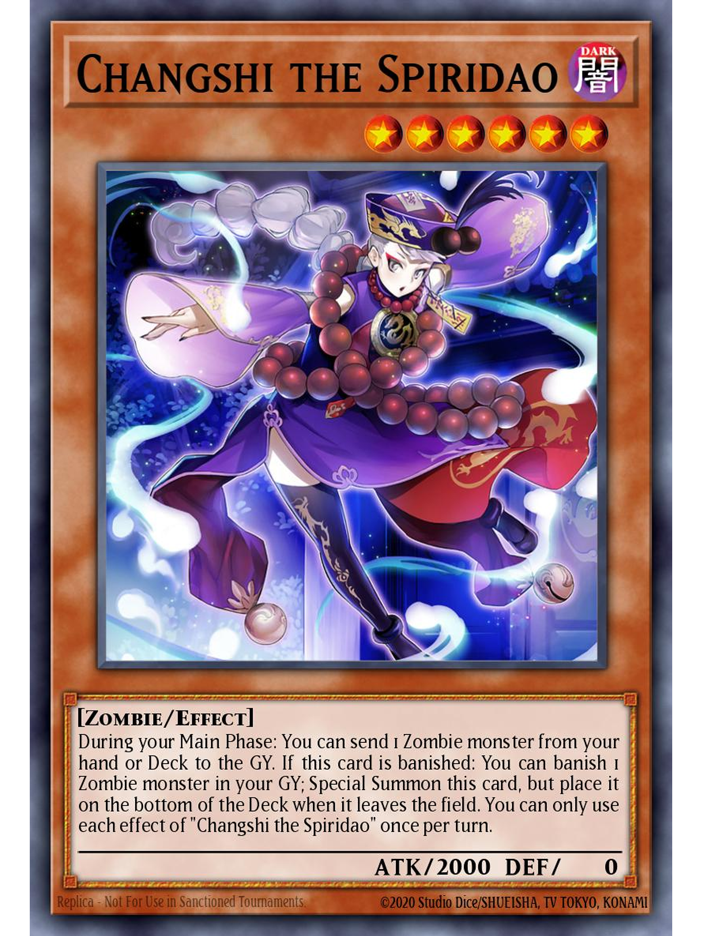 Changshi the Spiridao - MZMU-EN097 - Rare 1st Edition 1