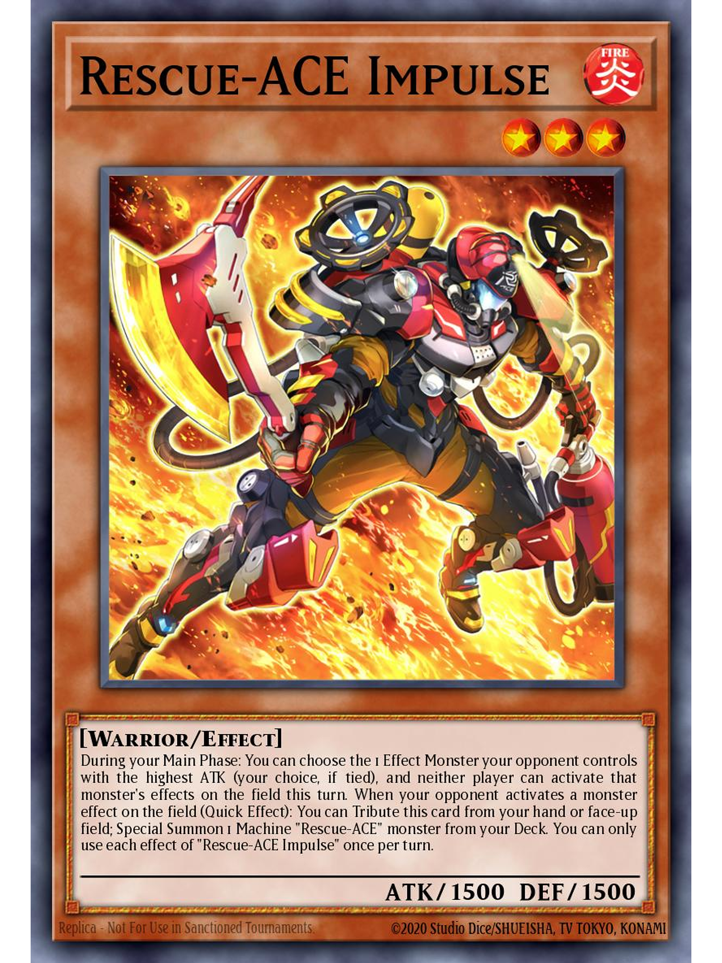 Rescue-ACE Impulse - MZMU-EN098 - Rare 1st Edition 1