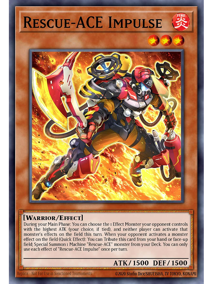 Rescue-ACE Impulse - MZMU-EN098 - Rare 1st Edition 1