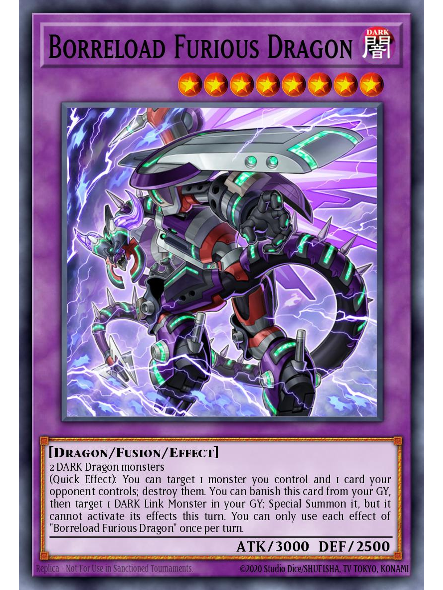 Borreload Furious Dragon - MZMU-EN099 - Rare 1st Edition 1