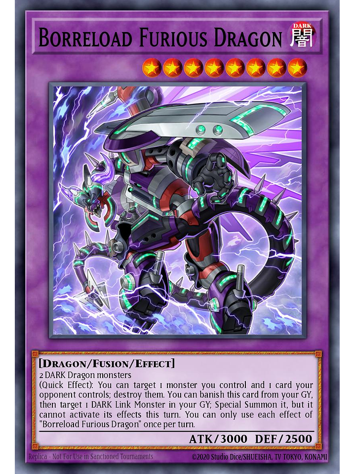 Borreload Furious Dragon - MZMU-EN099 - Rare 1st Edition 1