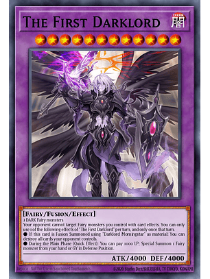 The First Darklord - MZMU-EN100 - Rare 1st Edition