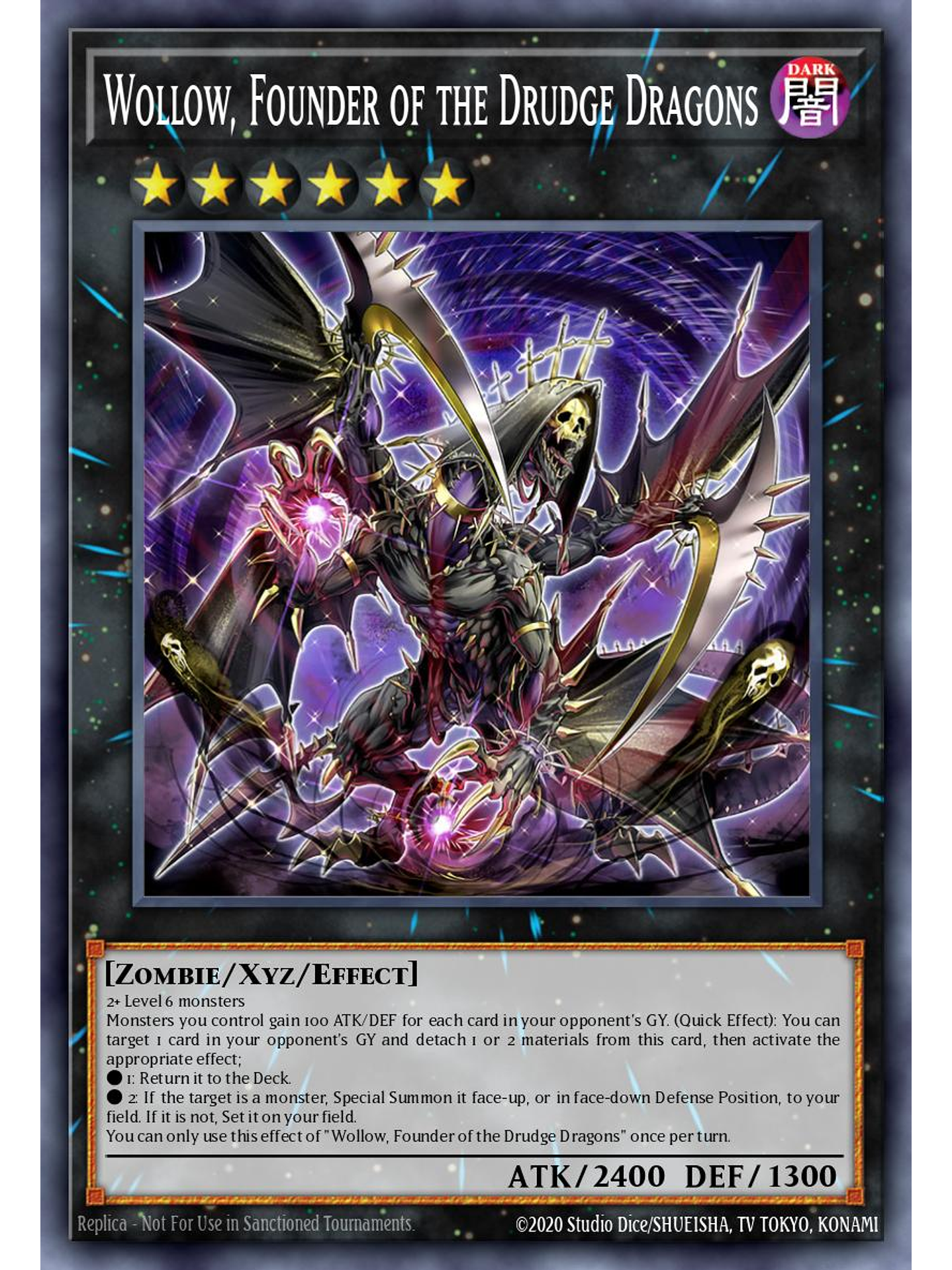 Wollow, Founder of the Drudge Dragons - MZMU-EN105 - Rare 1st Edition 1