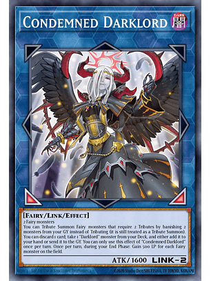 Condemned Darklord - MZMU-EN107 - Super Rare 1st Edition