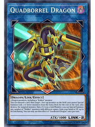 Quadborrel Dragon - MZMU-EN108 - Rare 1st Edition