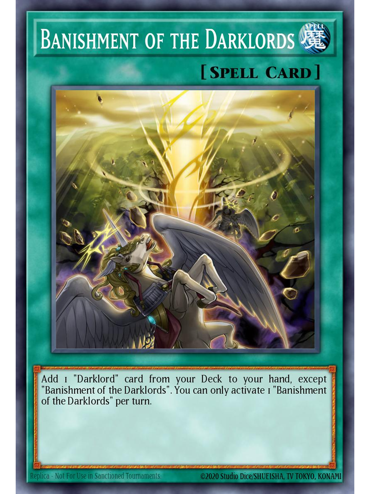 Banishment of the Darklords - MZMU-EN112 - Rare 1st Edition 1