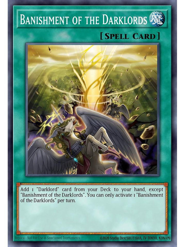 Banishment of the Darklords - MZMU-EN112 - Rare 1st Edition 1