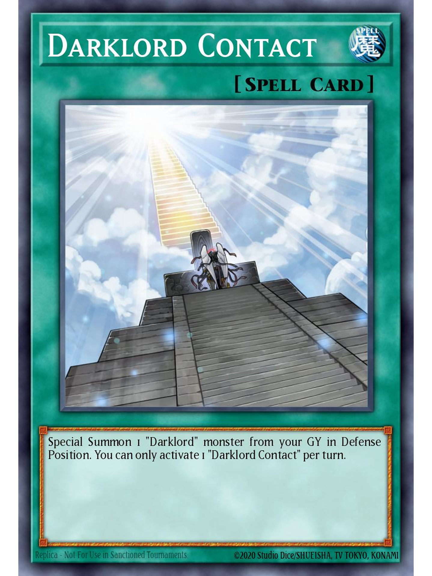 Darklord Contact - MZMU-EN113 - Rare 1st Edition 1