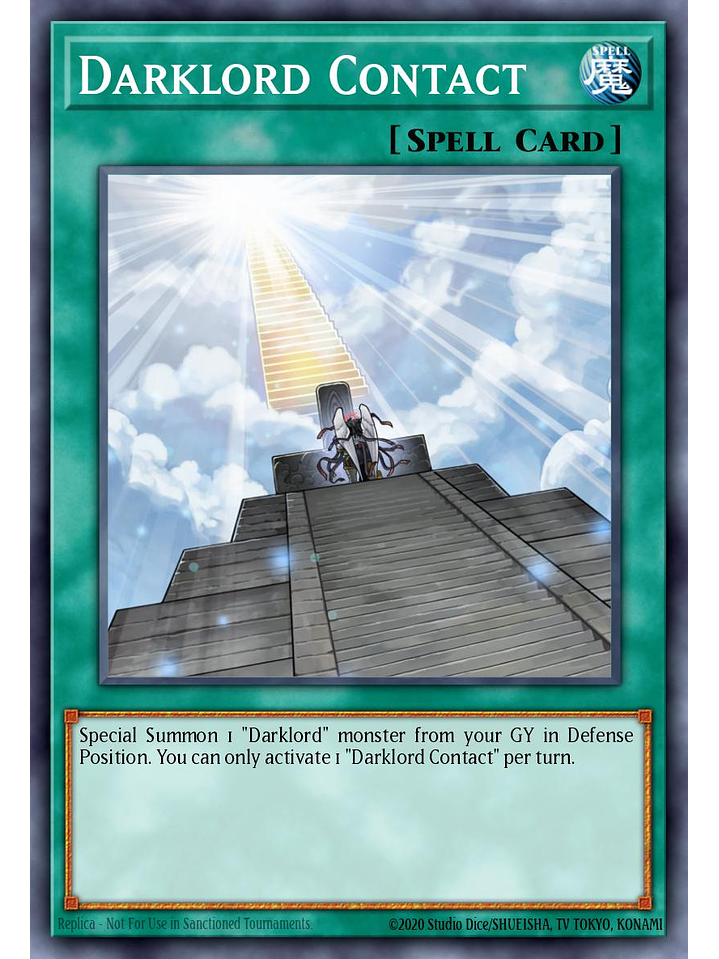 Darklord Contact - MZMU-EN113 - Rare 1st Edition 1