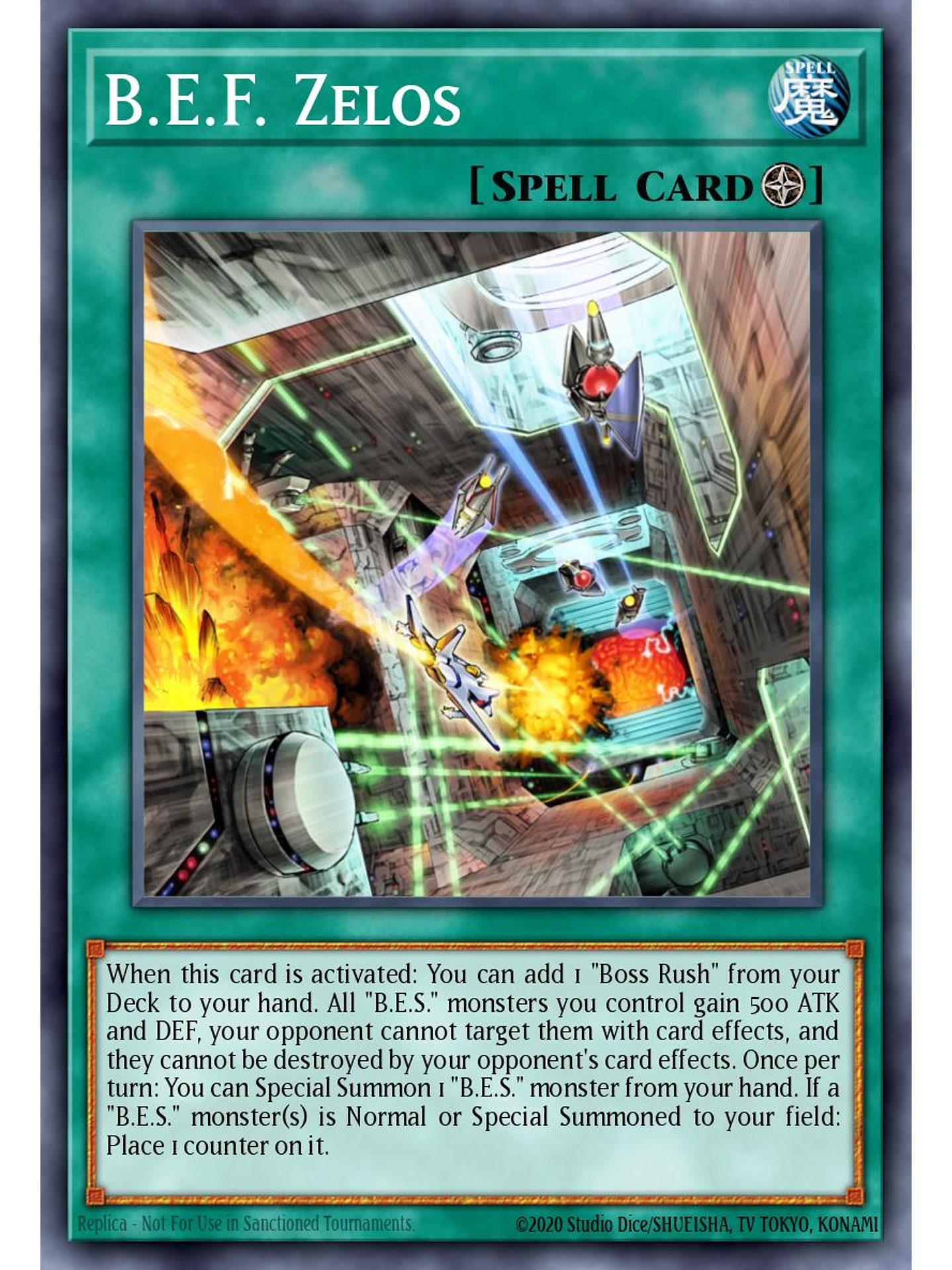 B.E.F. Zelos - MZMU-EN114 - Rare 1st Edition 1