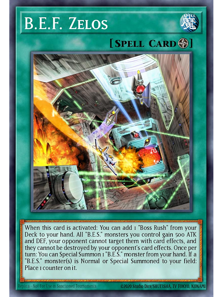 B.E.F. Zelos - MZMU-EN114 - Rare 1st Edition 1