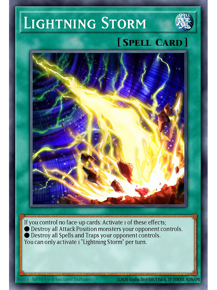 Lightning Storm - MZMU-EN116 - Rare 1st Edition 1