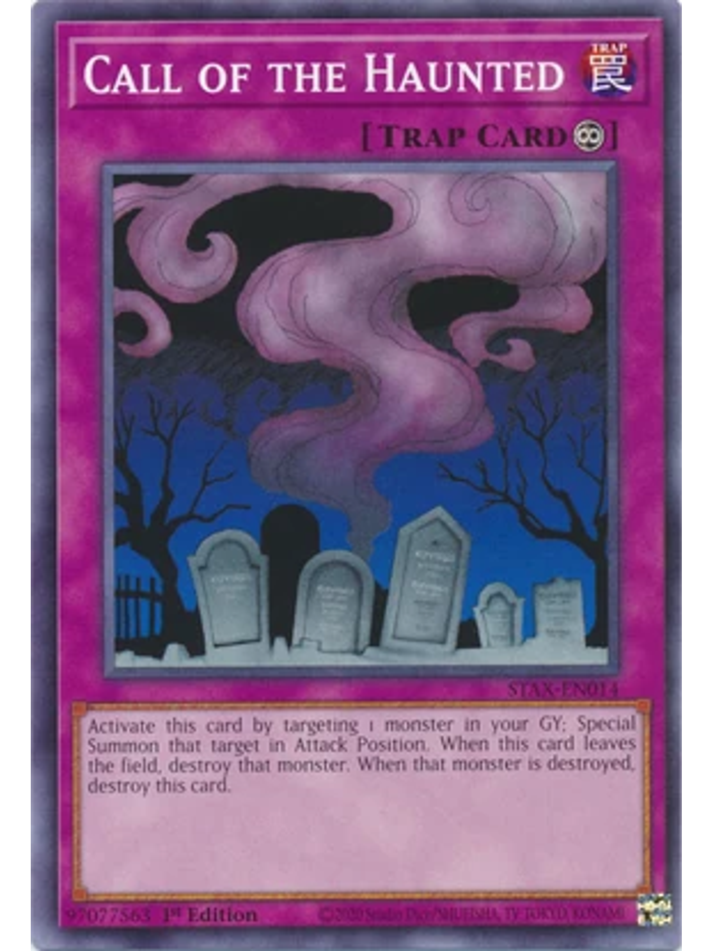 Call of the Haunted - MZMU-EN118 - Rare 1st Edition 1