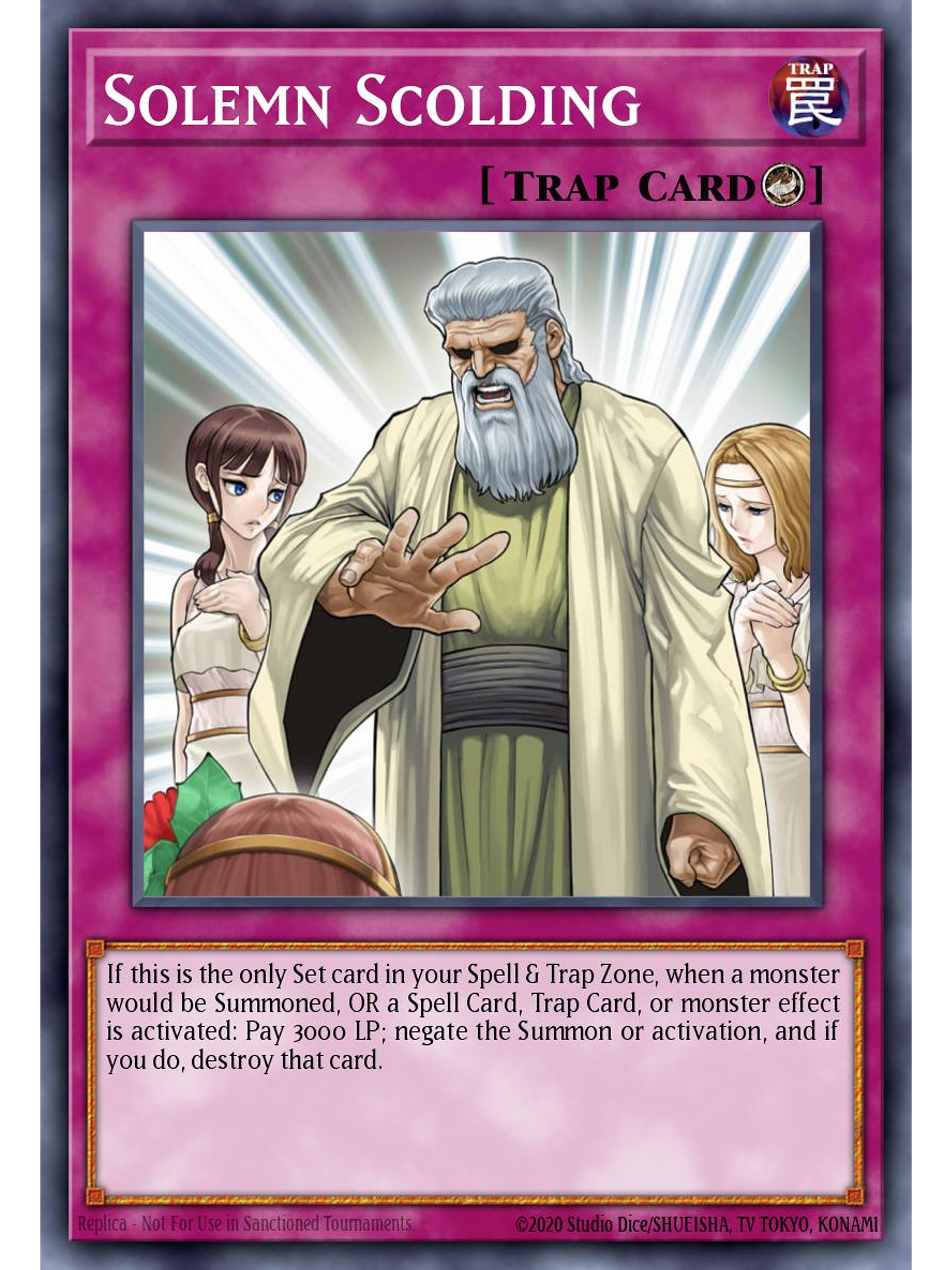 Solemn Scolding - MZMU-EN121 - Ultra Rare 1st Edition 1