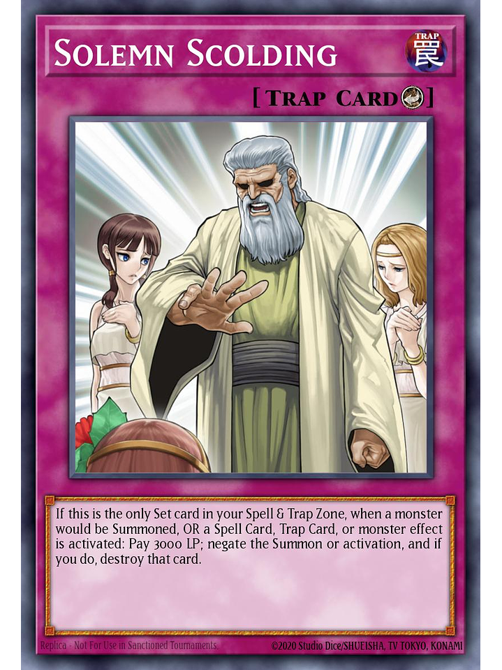 Solemn Scolding - MZMU-EN121 - Ultra Rare 1st Edition 1