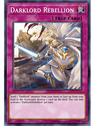 Darklord Rebellion - MZMU-EN123 - Rare 1st Edition