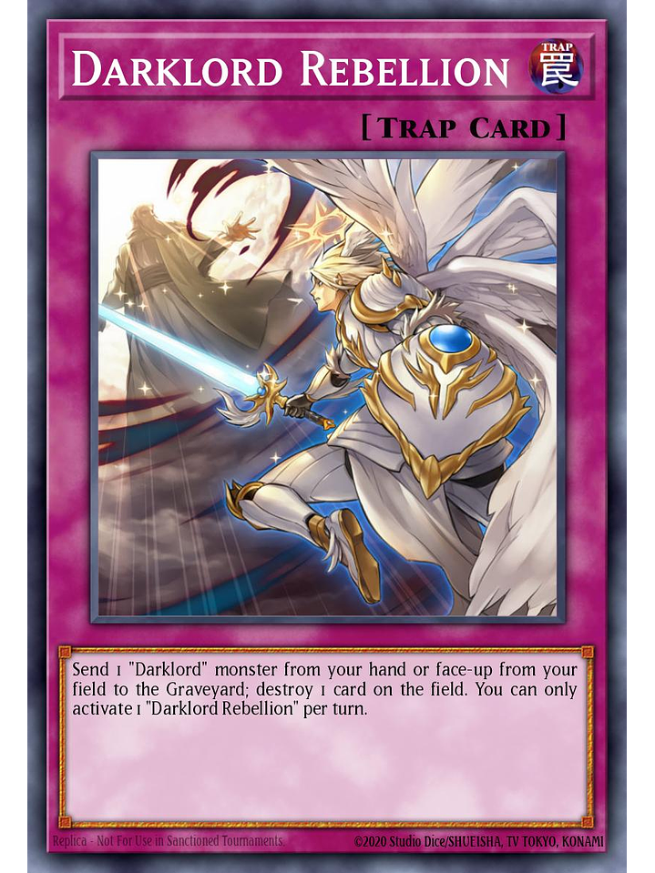 Darklord Rebellion - MZMU-EN123 - Rare 1st Edition 1