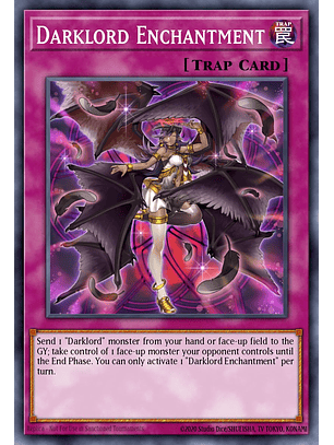Darklord Enchantment - MZMU-EN124 - Rare 1st Edition